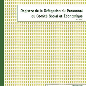 EXACOMPTA Piqûre "Registre de la délégation du personnel CSE