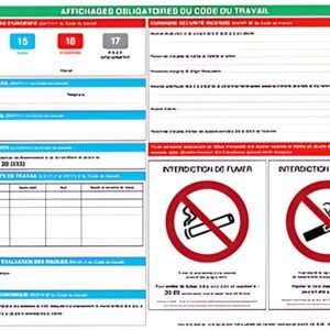 EXACOMPTA Panneau affichage obligatoire, 570 x 420 mm