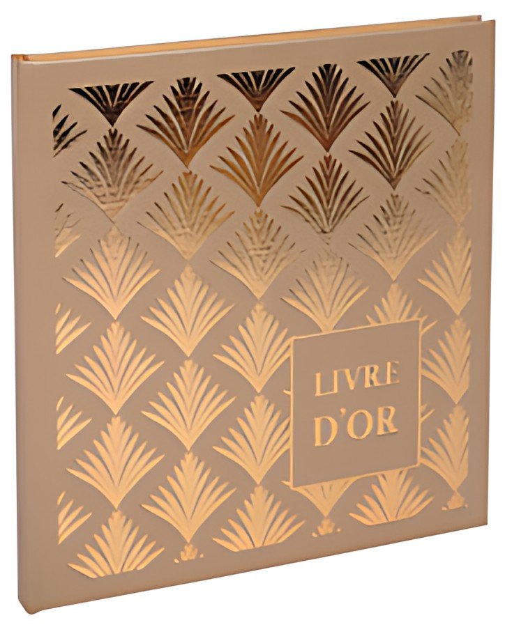 EXACOMPTA Livre d'Or Palmyre, 210 x 190 mm, or/nude