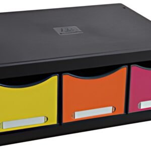 EXACOMPTA Module de classement TOOLBOX MAXI, 3 tiroirs