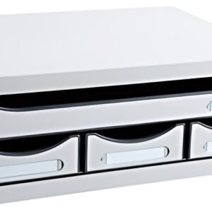 EXACOMPTA Module de classement TOOLBOX MINI, 4 tiroirs, gris