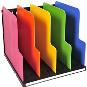 EXACOMPTA Trieur vertical MODULOTOP, 4 divisions, arlequin
