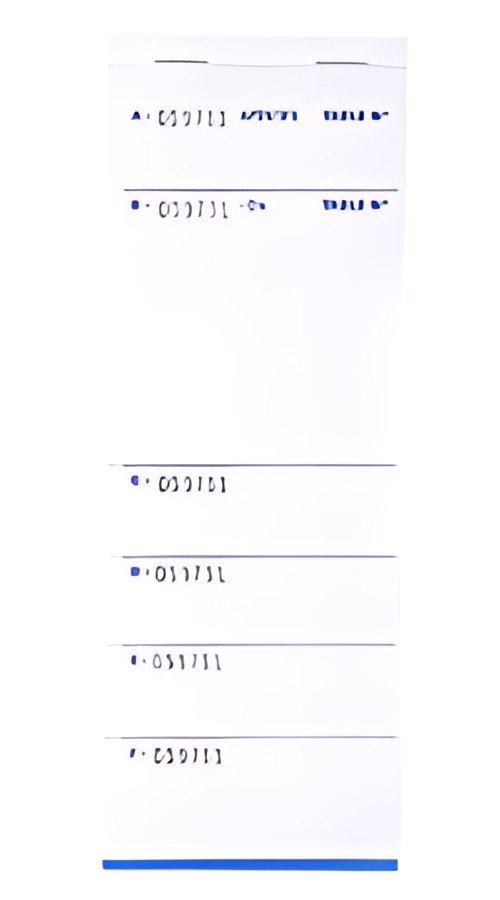EXACOMPTA Bloc Brasserie, 96 x 260 mm, tripli