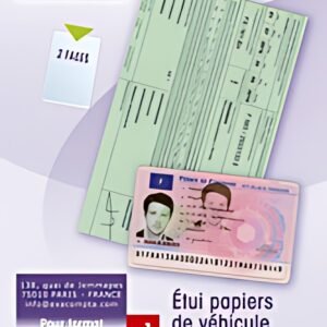 EXACOMPTA Etui de poche, PVC, 1 volet, 0,20 mm, 88 x 132 mm