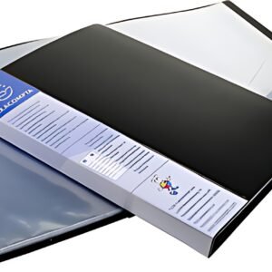 EXACOMPTA Protège-documents, A4, PP, 60 pochettes, noir