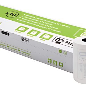 EXACOMPTA Bobine thermique pour carte bancaire, 57 mm x 9 m