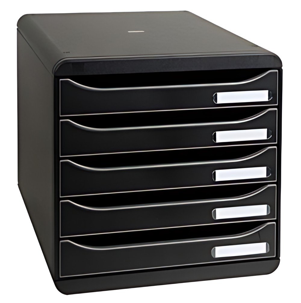EXACOMPTA Module de classement BIG-BOX PLUS, 5 tiroirs