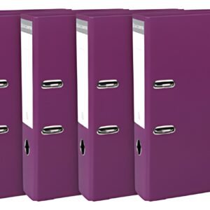 EXACOMPTA Classeur à levier Premium, A4, 80 mm, fuchsia