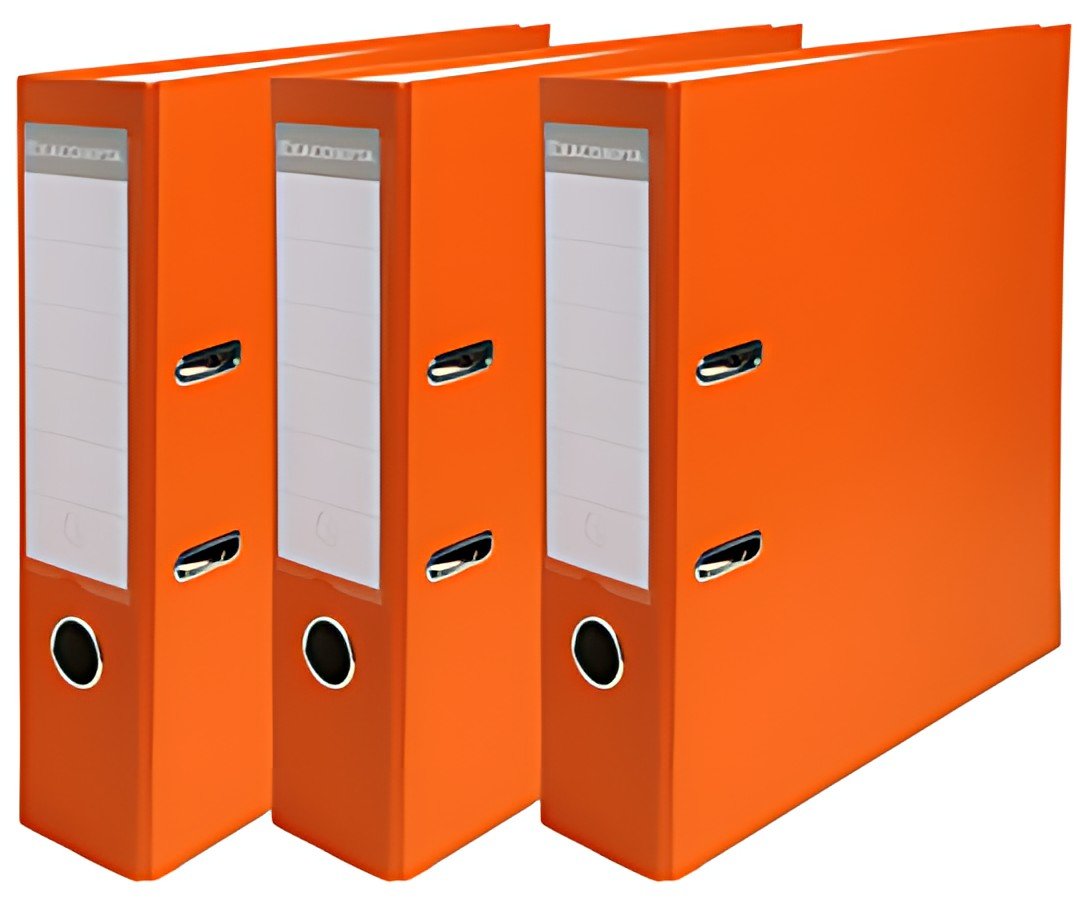 EXACOMPTA Classeur à levier Premium, A4, 80 mm, orange