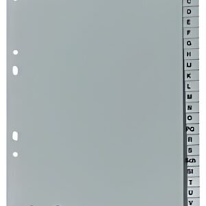 EXACOMPTA Intercalaire en plastique, A-Z, A5, 24 touches