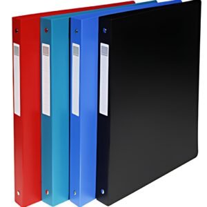 EXACOMPTA Classeur rigide Opaque, PP, A4, 4 anneaux, vert
