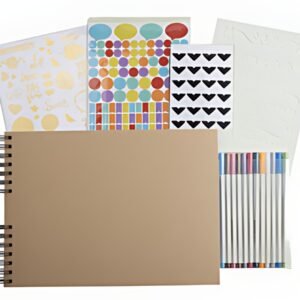 EXACOMPTA Kit de scrapbooking SCRAP ADDICT, noir