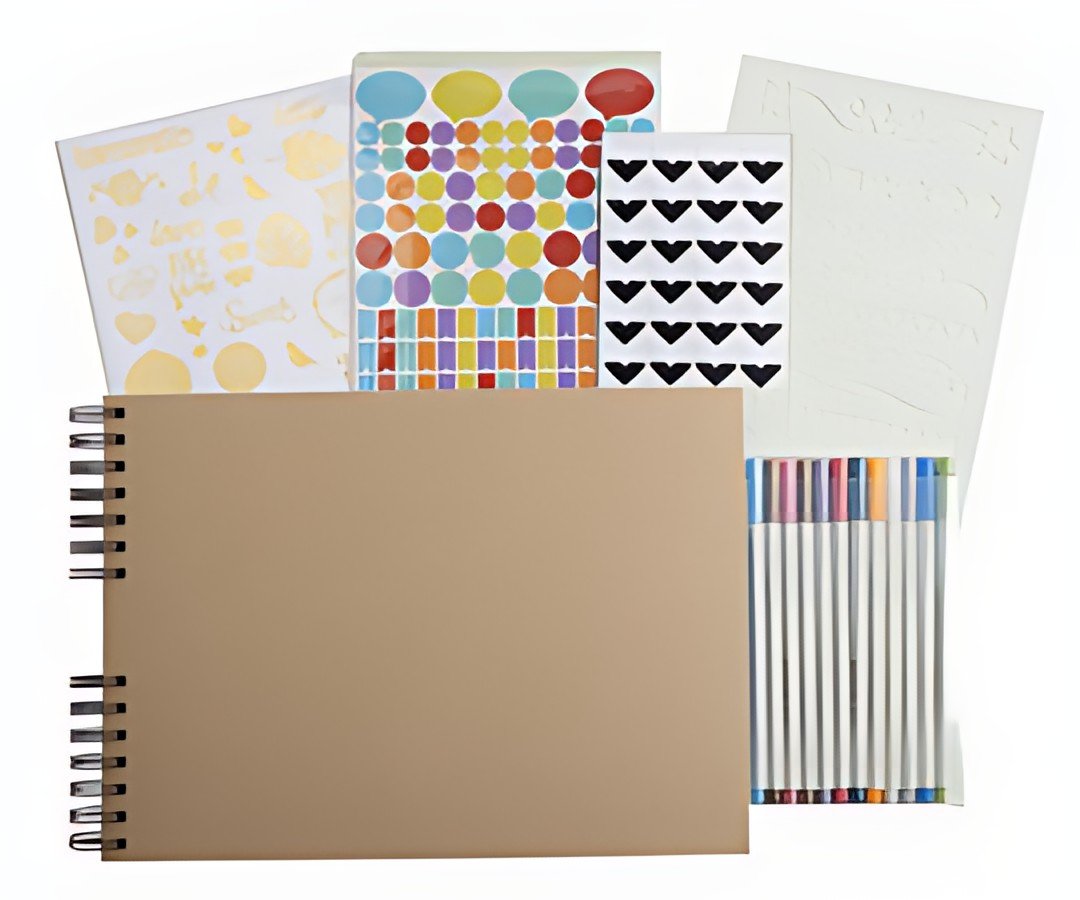 EXACOMPTA Kit de scrapbooking SCRAP ADDICT, noir
