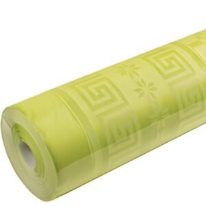 PROnappe Nappe en papier damassé, (l)1,18 x (L)6 m,vert kiwi