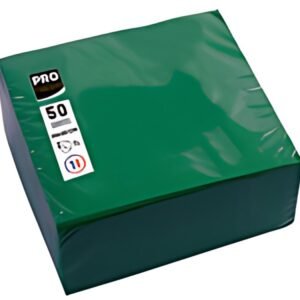PROnappe Serviette cocktail, 200 x 200 mm, vert sapin