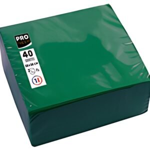 PROnappe Serviette de table jetable, 380 x 380 mm, sapin