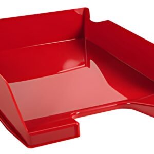 EXACOMPTA Corbeille à courrier COMBO MIDI, A4+, rouge carmin