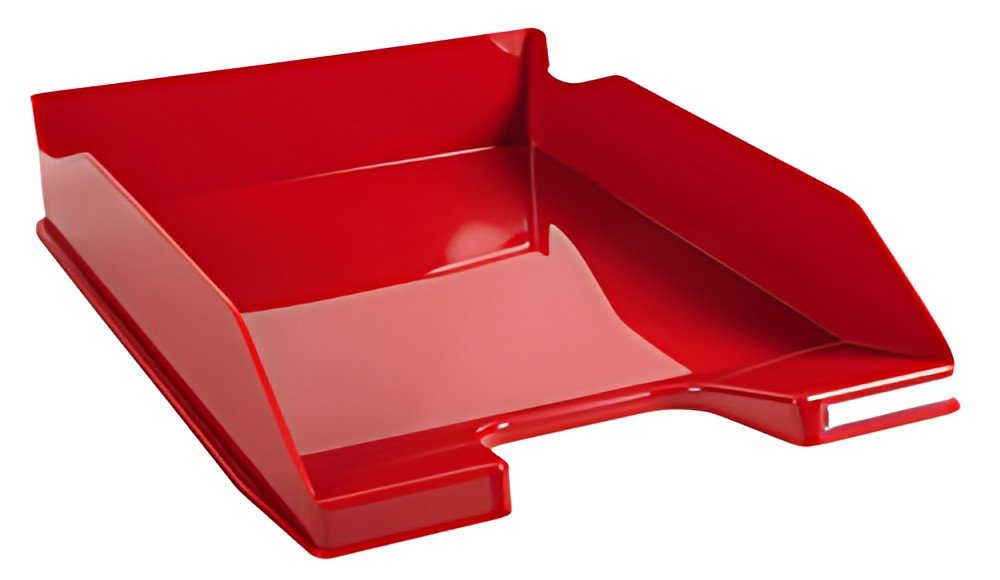 EXACOMPTA Corbeille à courrier COMBO MIDI, A4+, rouge carmin