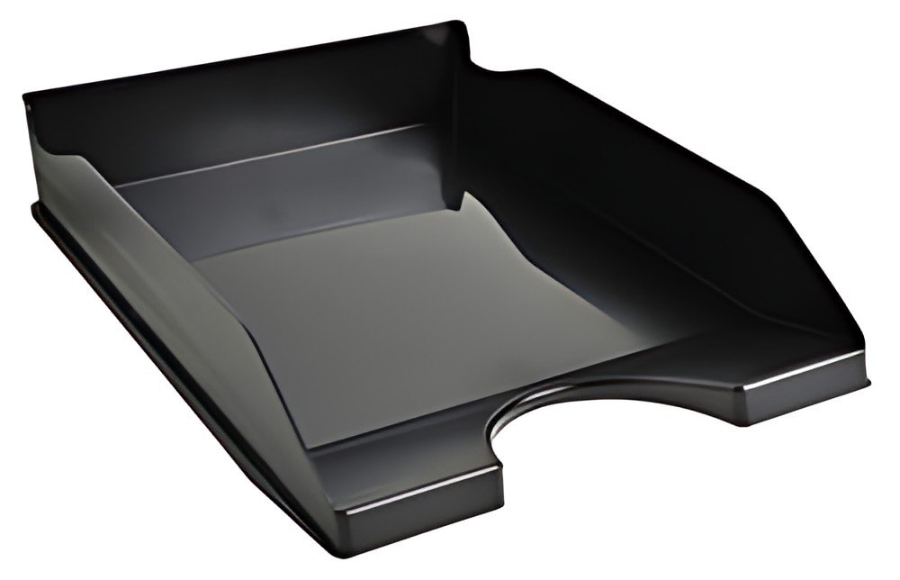 EXACOMPTA Corbeille à courrier ECOTRAY, A4+, noir