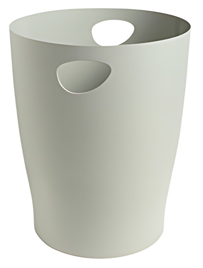 EXACOMPTA Corbeille à papier ECOBIN, 15 litres, gris