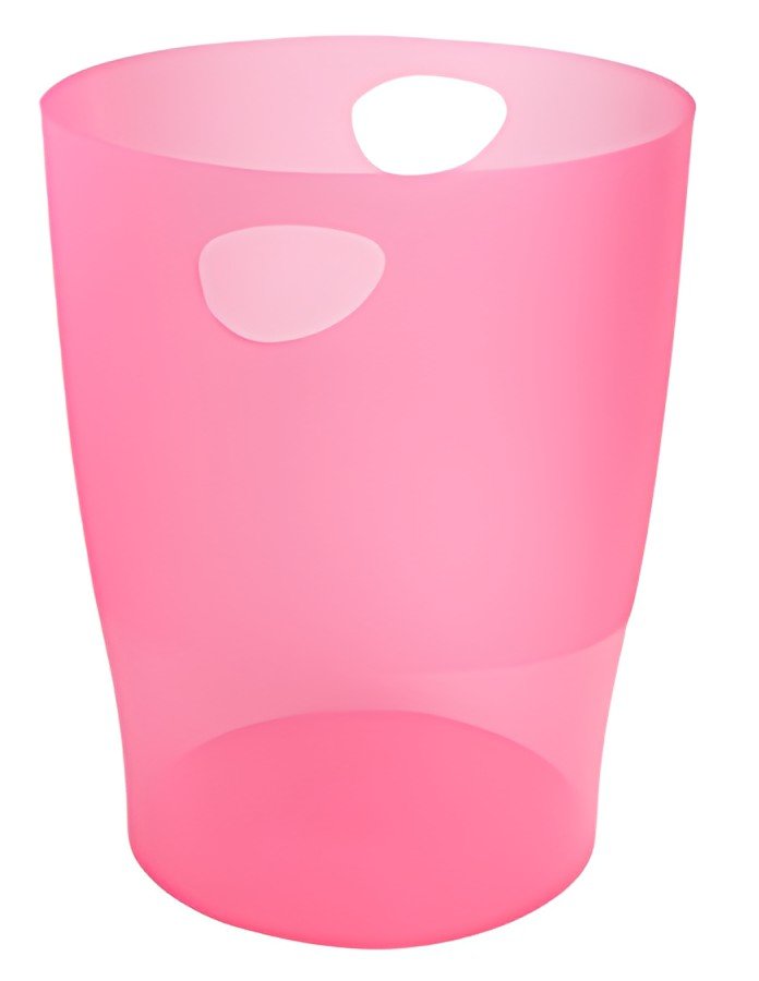 EXACOMPTA Corbeille à papier ECOBIN, 15 litres, framboise
