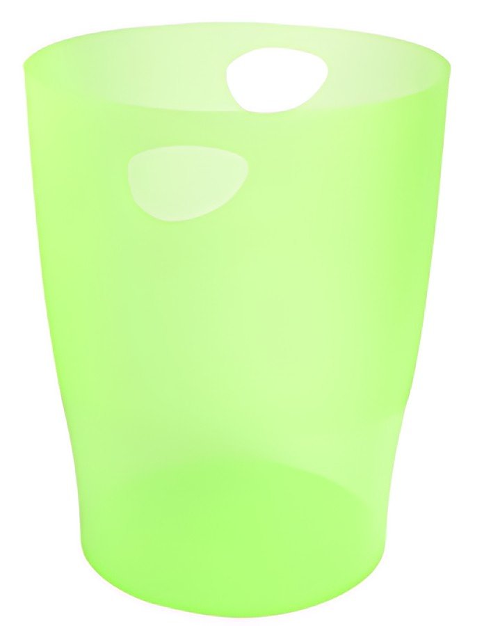 EXACOMPTA Corbeille à papier ECOBIN, 15 litres, vert pomme