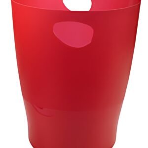 EXACOMPTA Corbeille à papier ECOBIN, 15 litres, rouge carmin
