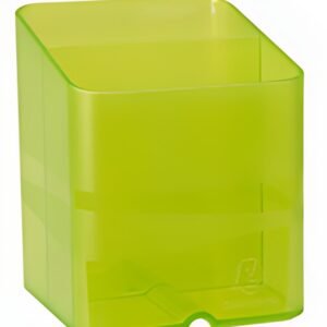 EXACOMPTA Pot à crayons PEN-CUBE, 2 compartiments, vert