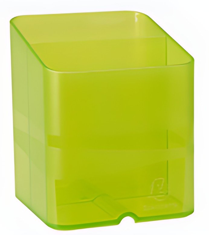 EXACOMPTA Pot à crayons PEN-CUBE, 2 compartiments, vert