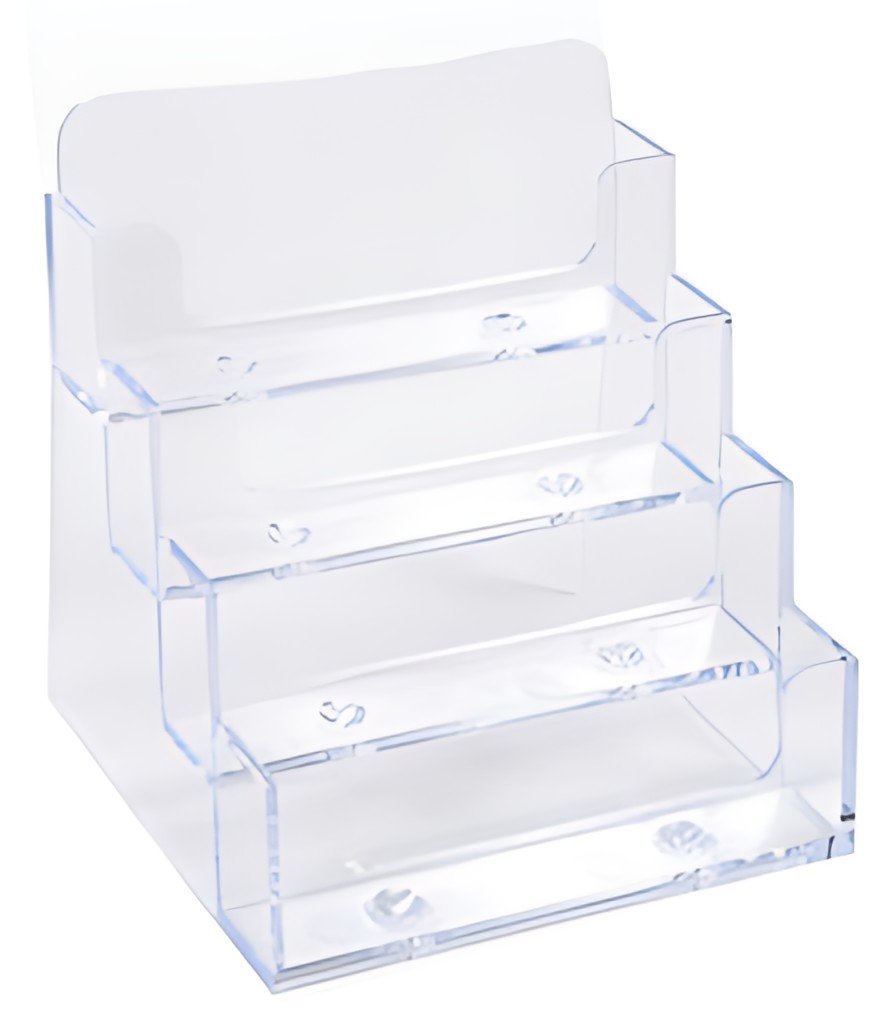 EXACOMPTA Distributeur de cartes de visite, cristal