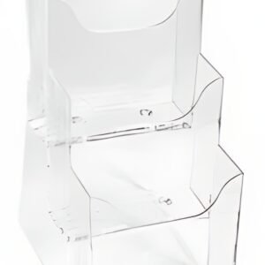 EXACOMPTA Distributeur de prospectus, DL portrait, cristal