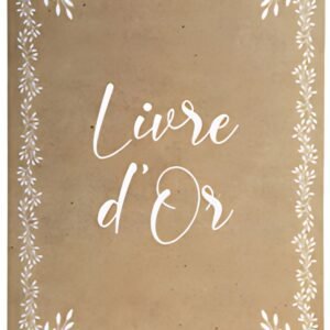 EXACOMPTA Livre d'or "Kraft, 220 x 270 mm, brun