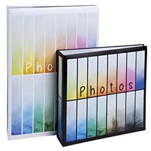 EXACOMPTA Album photos à pochettes Rainbow, 225 x 220 mm