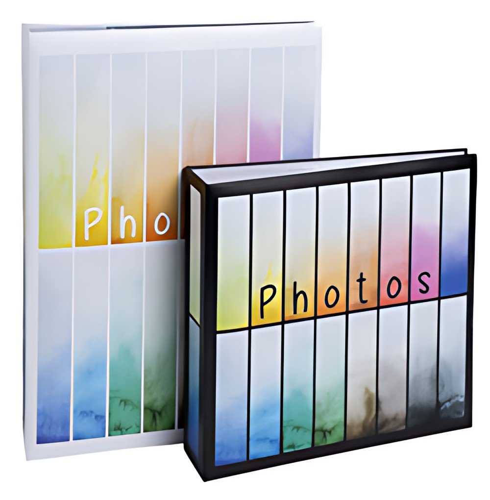 EXACOMPTA Album photos à pochettes Rainbow, 225 x 325 mm