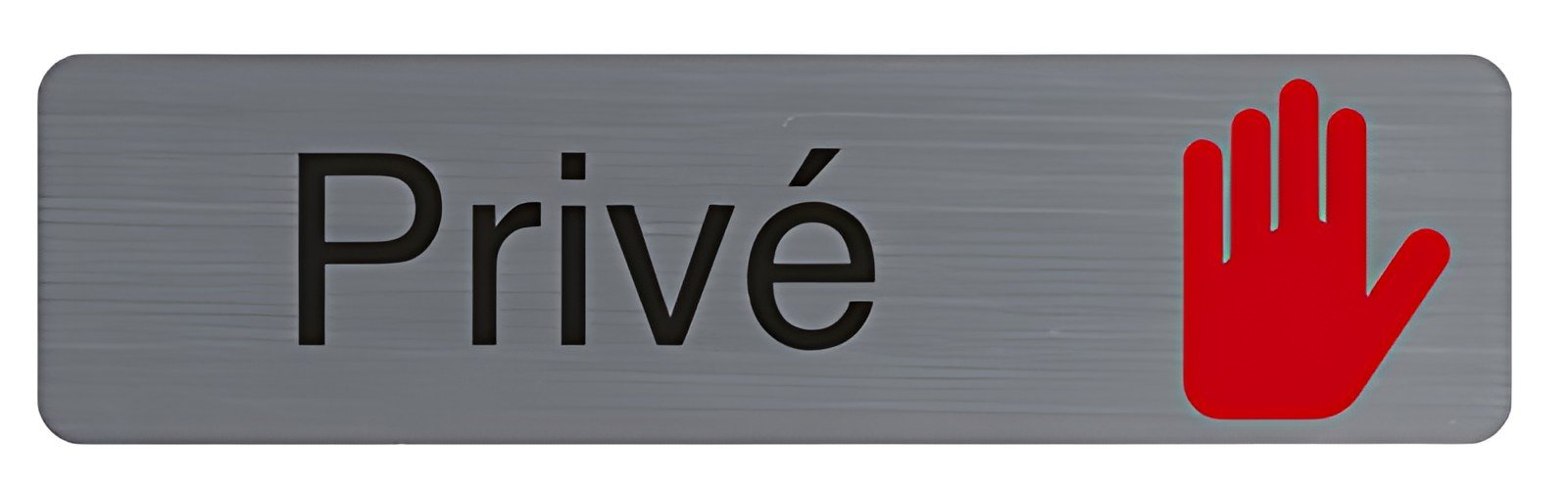 EXACOMPTA Plaque de signalisation "Privé"