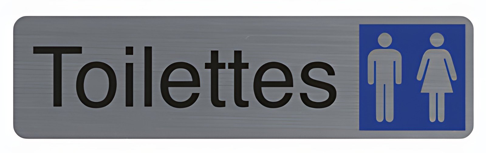 EXACOMPTA Plaque de signalisation "Toilettes Dame/Homme"
