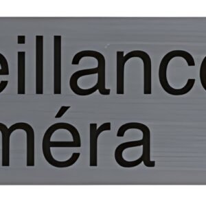 EXACOMPTA Plaque de signalisation "Surveillance caméra"