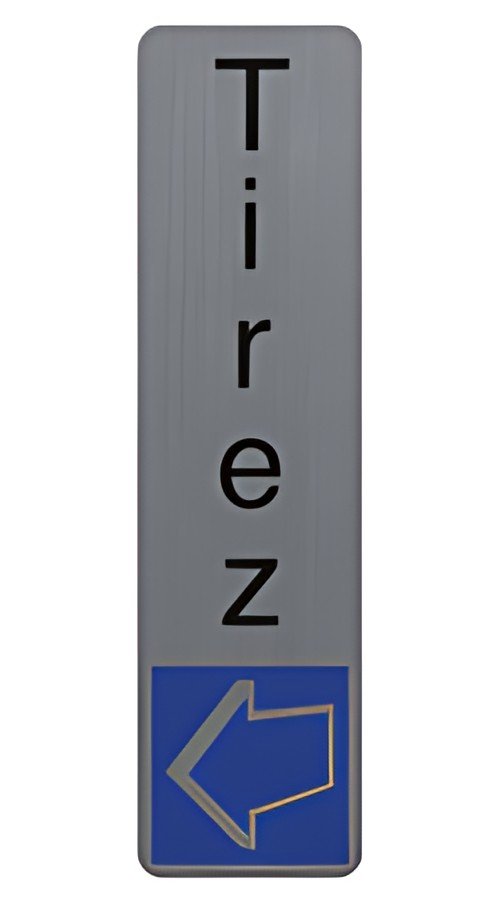 EXACOMPTA Plaque de signalisation "Tirez"