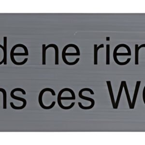 EXACOMPTA Plaque de signalisation