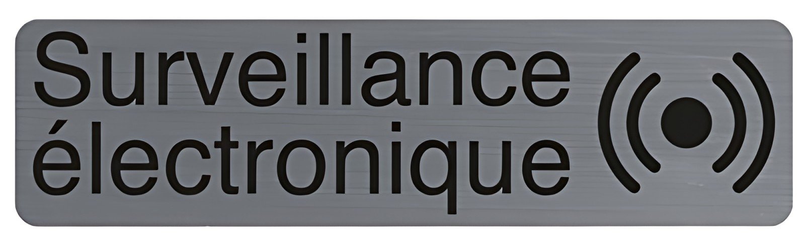 EXACOMPTA Plaque de signalisation Surveillance électronique