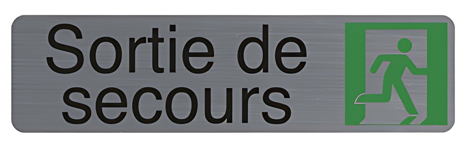 EXACOMPTA Plaque de signalisation "Sortie de secours"