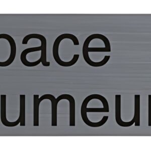 EXACOMPTA Plaque de signalisation "Espace non fumeurs"