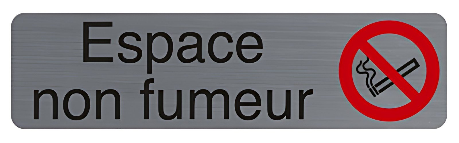 EXACOMPTA Plaque de signalisation "Espace non fumeurs"
