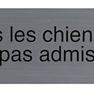 EXACOMPTA Plaque de signalisation "Nos amis les chiens"