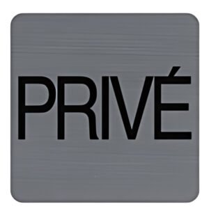 EXACOMPTA Plaque de signalisation "Privé"