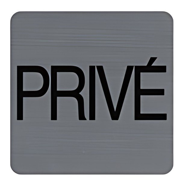 EXACOMPTA Plaque de signalisation "Privé"