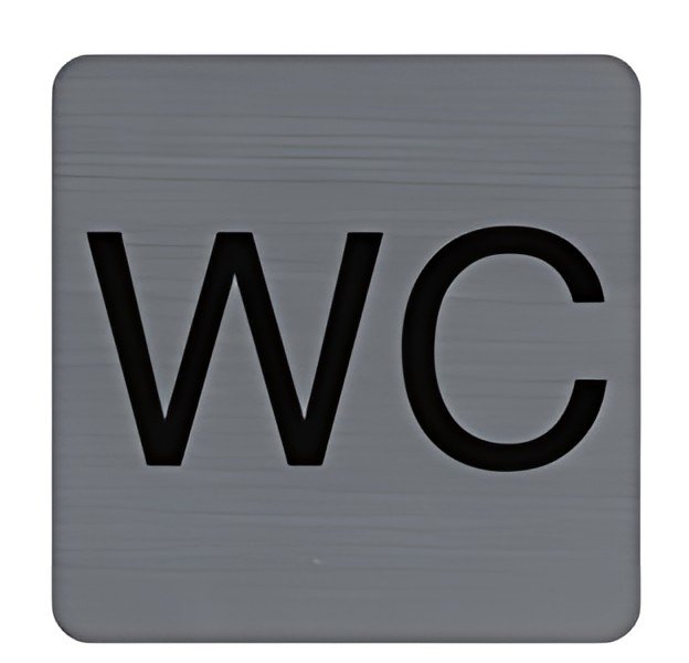 EXACOMPTA Plaque de signalisation "WC"