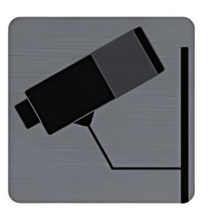 EXACOMPTA Plaque de signalisation "Surveillance caméra"