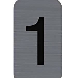 EXACOMPTA Plaque de signalisation chiffres "1", 25 x 44 mm