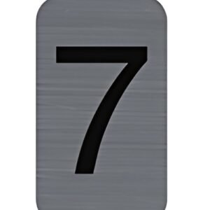 EXACOMPTA Plaque de signalisation chiffres "7", 25 x 44 mm